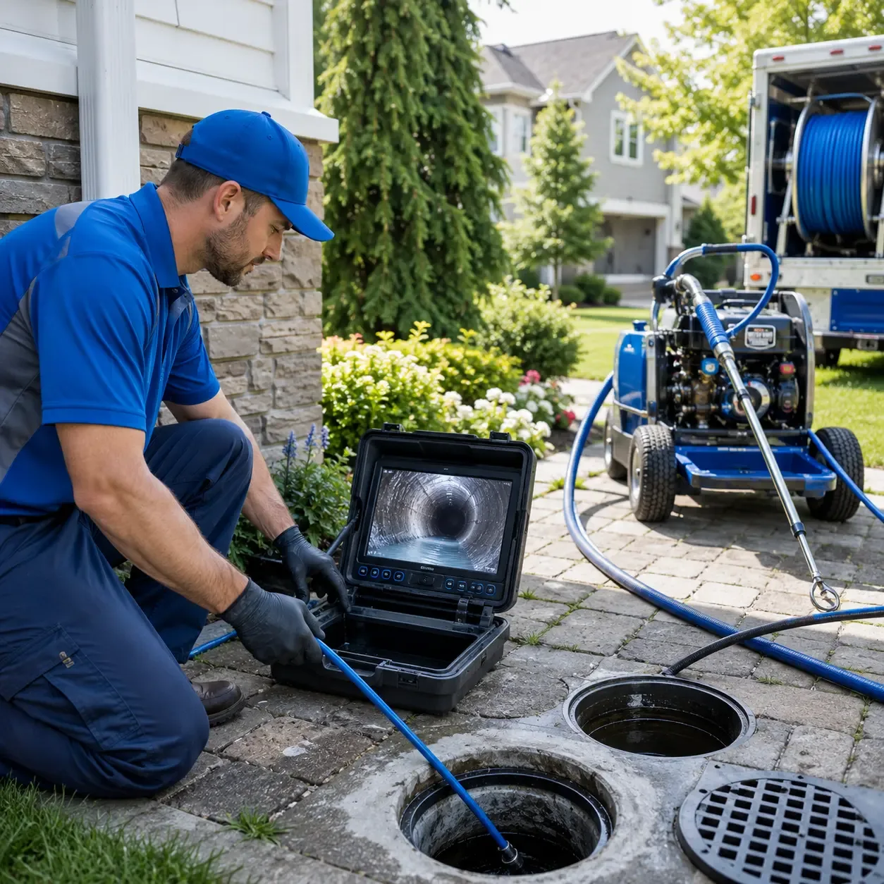 Outdoor drain cleaning professionals serving Hartford, MI